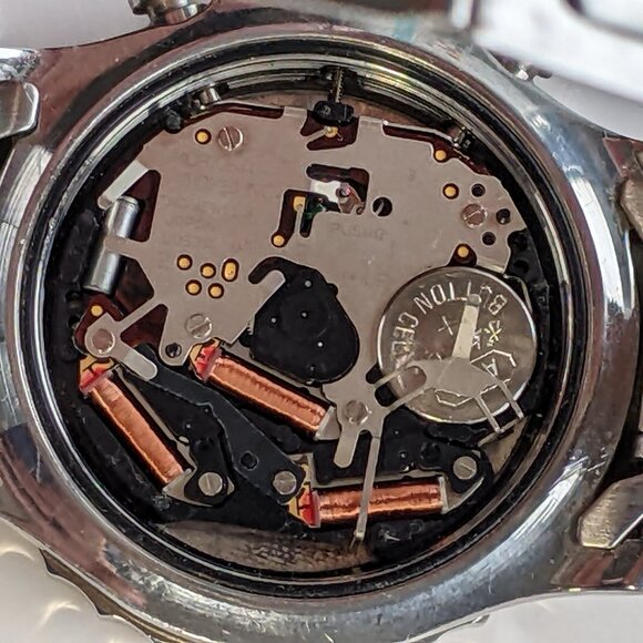 Vintage 90s Chase-Durer Pilot Commander X Chronograph Watch - Picture 12 of 12